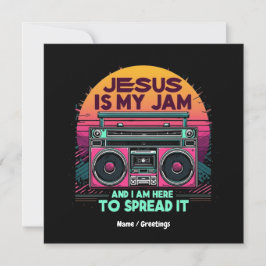 Jezus Is Mijn Jam en Ik Ben Hier Om Het Te Verspre Kaart