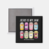 Jezus Is Mijn Jam En Ik Ben Hier Om Het Te Verspre Magneet (Voorkant / Achterkant)