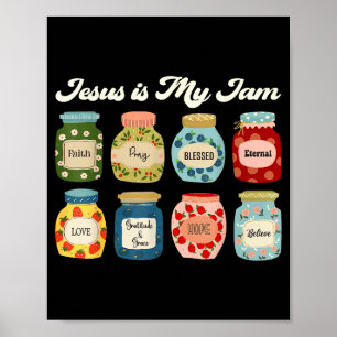 Jezus Is Mijn Jam Geloof Christelijk Religieus Rit Poster