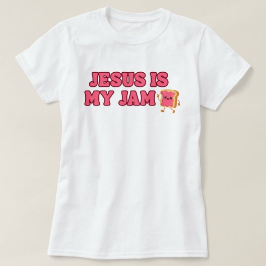 Jezus is mijn jam T-shirt (Design voorkant)