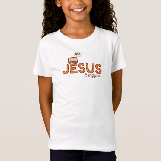 Jezus is mijn jam! t-shirt (Voorkant)