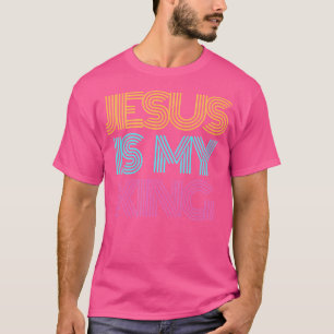 Jezus is mijn koning Christelijk religieus Spiritu T-shirt