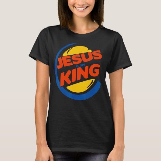 Jezus is mijn koning t-shirt (Voorkant)