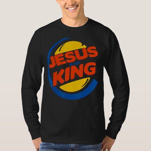 Jezus is mijn koning t-shirt (Voorkant)