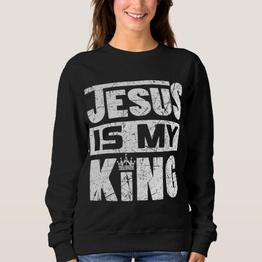 Jezus is mijn koning trui (Voorkant)