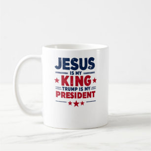 Jezus is mijn Koning, Trump is mijn President Koffiemok