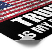 Jezus is mijn Koning, Trump is mijn President Poster (Hoek)