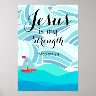 Jezus is mijn Kracht Poster