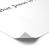 Jezus is mijn leven poster (Hoek)