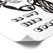 Jezus is mijn levenscoach poster (Hoek)