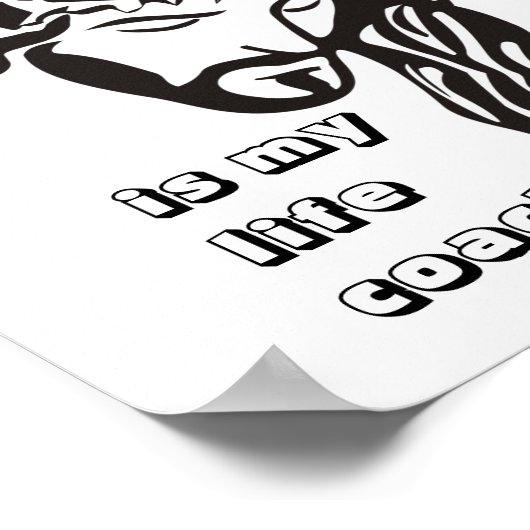 Jezus is mijn levenscoach poster (Hoek)