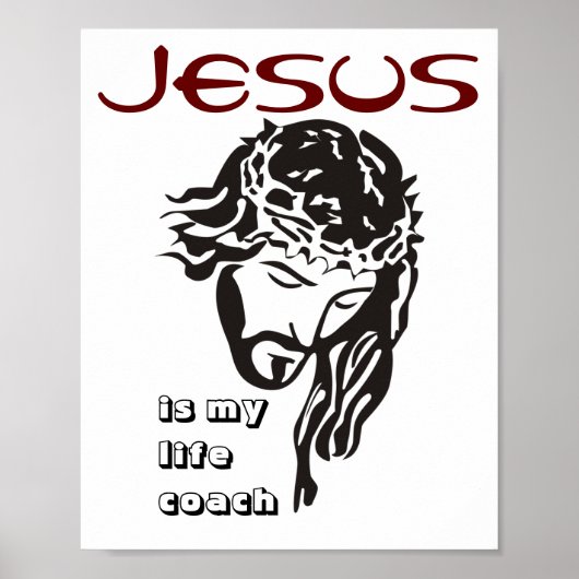 Jezus is mijn levenscoach poster (Voorkant)