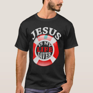 Jezus is mijn levensredder Christelijk Shirt voor 