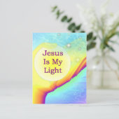 Jezus is mijn licht briefkaart (Staand voorkant)