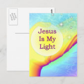 Jezus is mijn licht briefkaart (Voorkant / Achterkant)