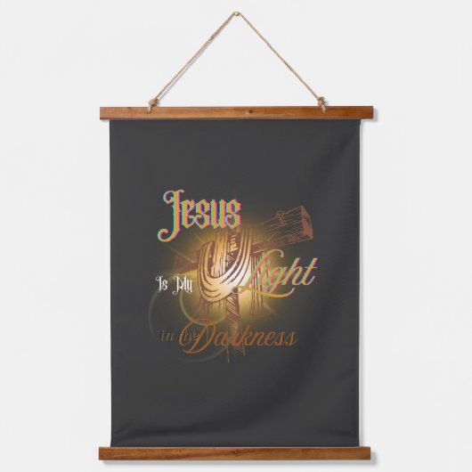 Jezus Is Mijn Licht – Halloween Hangend Wandkleed (Voorkant)