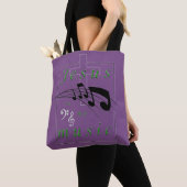 Jezus is mijn muziek tote bag (Dichtbij)