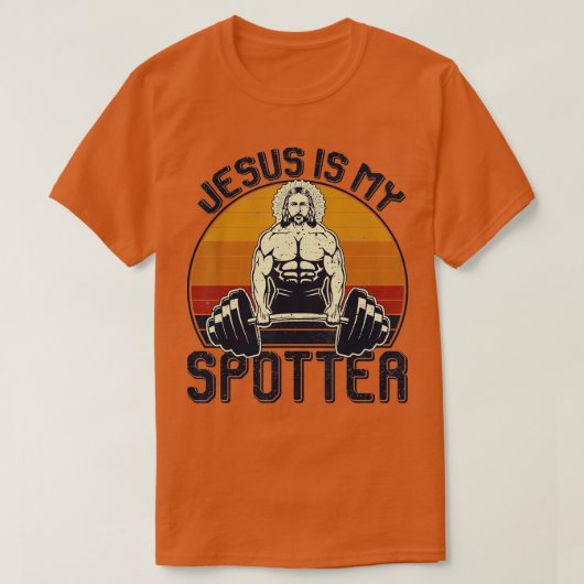 Jezus is mijn pootter grappige Christelijke gewich T-shirt (Design voorkant)
