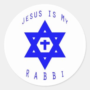 Jezus is mijn Rabbi Sticker