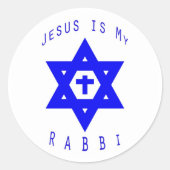 Jezus is mijn rabbijn Sticker (Voorkant)
