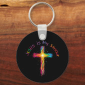 Jezus is mijn Redder, een trouwe herinnering aan d Sleutelhanger (Achterkant)