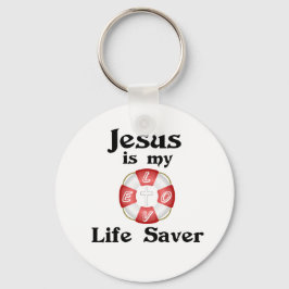 Jezus is mijn redder. sleutelhanger