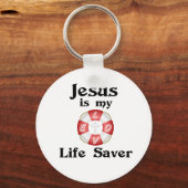 Jezus is mijn redder. sleutelhanger (Voorkant)