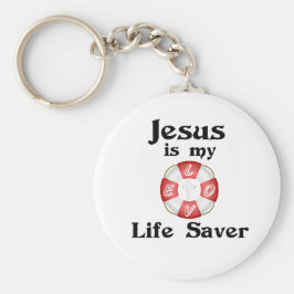 Jezus is mijn redder. sleutelhanger
