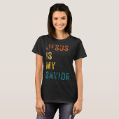 Jezus is mijn redder t-shirt (Voorkant volledig)