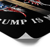 Jezus is mijn redder Trump is mijn President 2024  Poster (Hoek)