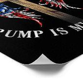 Jezus is mijn redder Trump is mijn President 2024  Poster (Hoek)