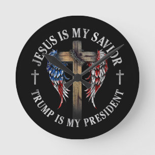 Jezus is mijn redder Trump is mijn President 2024  Ronde Klok