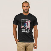 Jezus is mijn redder Trump is mijn President 2024 T-shirt (Voorkant volledig)