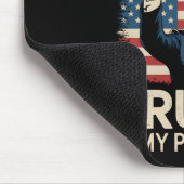 Jezus is mijn Redder Trump is mijn President 47 US Muismat (Hoek)