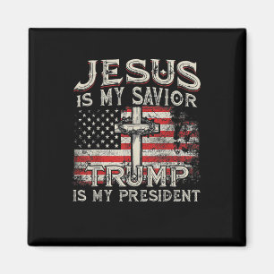 Jezus is mijn redder Trump is mijn president Ameri Magneet