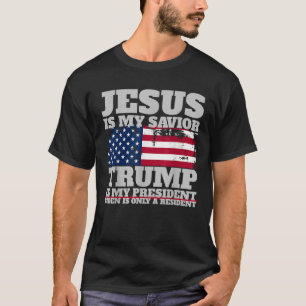 Jezus is mijn redder Trump is mijn President Biden T-shirt