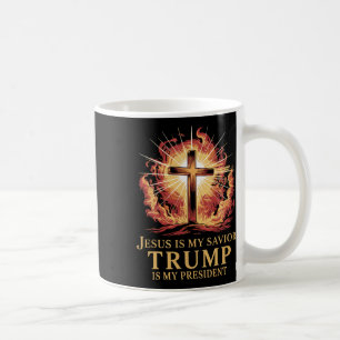 Jezus is mijn redder Trump is mijn president chris Koffiemok