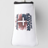 Jezus is mijn redder Trump is mijn president Grapp Golfheadcover (Draai 90)