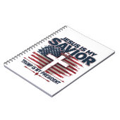 Jezus is mijn redder Trump is mijn president Grapp Notitieboek (Linkerzijde)