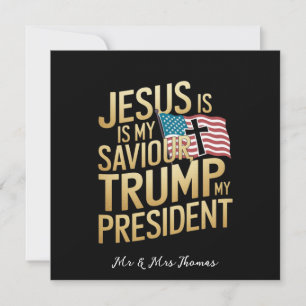 Jezus is mijn Redder, Trump is mijn President Kaart