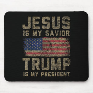 Jezus is mijn Redder Trump is mijn President Muismat