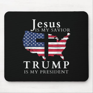Jezus is mijn Redder Trump is mijn President Muismat