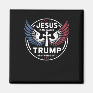 Jezus is mijn Redder Trump is mijn President - Pat Magneet