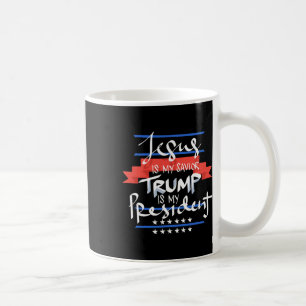 Jezus is mijn redder Trump is mijn president Patri Koffiemok