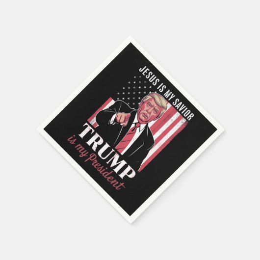 Jezus is mijn redder Trump is mijn President verki Servet (Hoek)