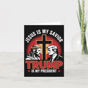 Jezus is mijn Redder Trump is mijn President voor  Kaart