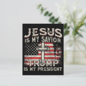 Jezus is mijn redder Trump mijn President Amerikaa (Staand voorkant)