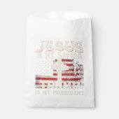 Jezus is mijn redder Trump mijn President Amerikaa Bedankzakje (Voorkant)