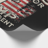 Jezus is mijn redder Trump mijn President Amerikaa Cadeaupapier (Hoek)