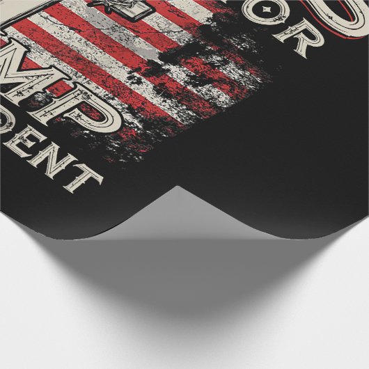 Jezus is mijn redder Trump mijn President Amerikaa Cadeaupapier (Hoek)